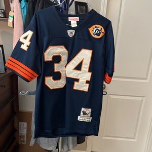 Mitchell & Ness Navy and Orange mens Jersey